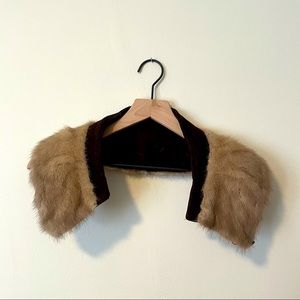 Fur Trim Scarf (vintage)